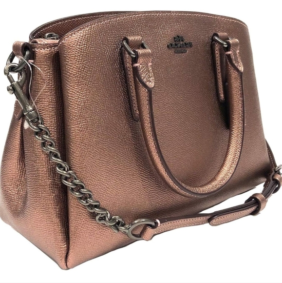 Coach Metallic Rose Gold Purse and Wallet Set - Picture 2 of 14